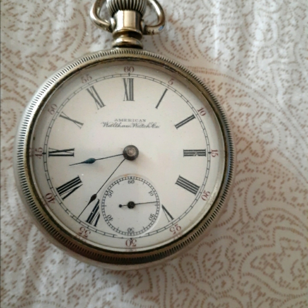 ANTIQUE Pocket watch by Waltham 1886. Model 18s